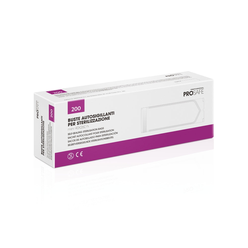 Sachets Autoscellants Stérilisation 90x260mm — 200 pcs | ProSafe