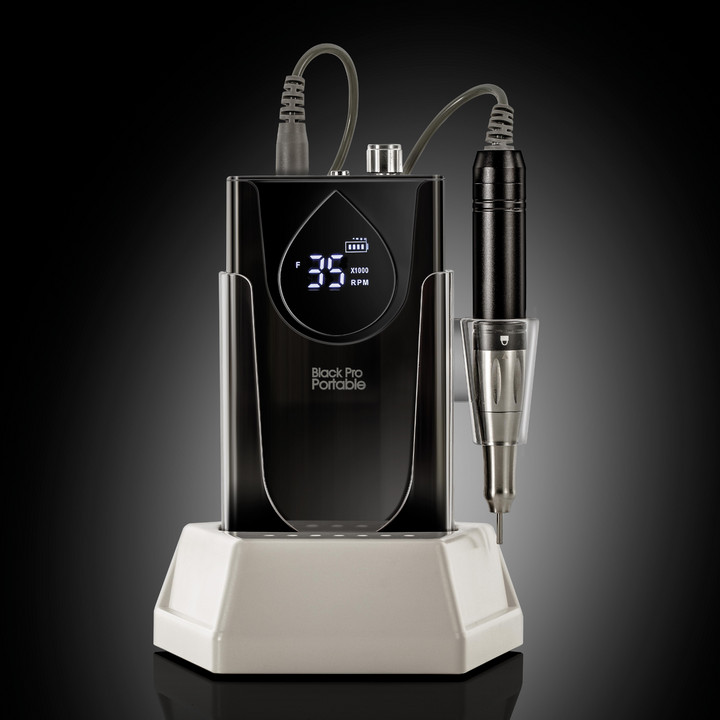 Xanitalia - Lijadora portátil BLACK PRO de 35.000 RPM – Sin escobillas y profesional
