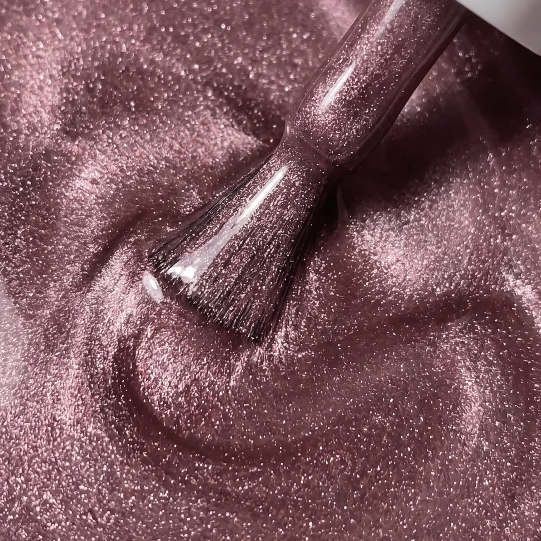Texture Cat Eye Mohair, mauve sophistiqué – collection Late October