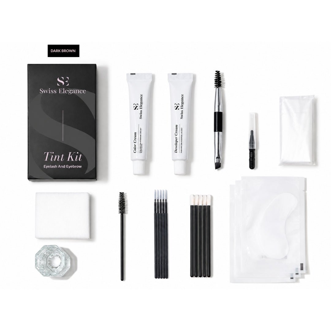 Dark Brown — Kit Teinture Cils & Sourcils | Swiss Elegance - Elegance Beauty Suisse