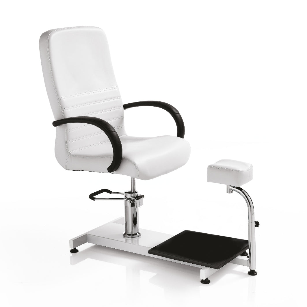 Fauteuil de Pédicure SPA IDRO – Réglable en Hauteur, Revêtement Blanc - Xanitalia - Elegance Beauty Suisse