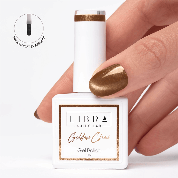"Golden Chai" - CAT EYE Gel Polish 11ml - Elegance Beauty Suisse