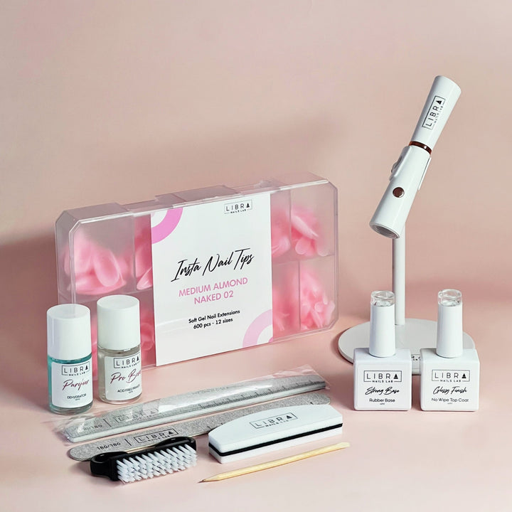 Kit Insta Nail System - Medium Almond NAKED 03 - Elegance Beauty Suisse