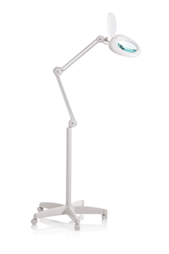 Lampe loupe professionnelle sur pied - Elegance Beauty Suisse