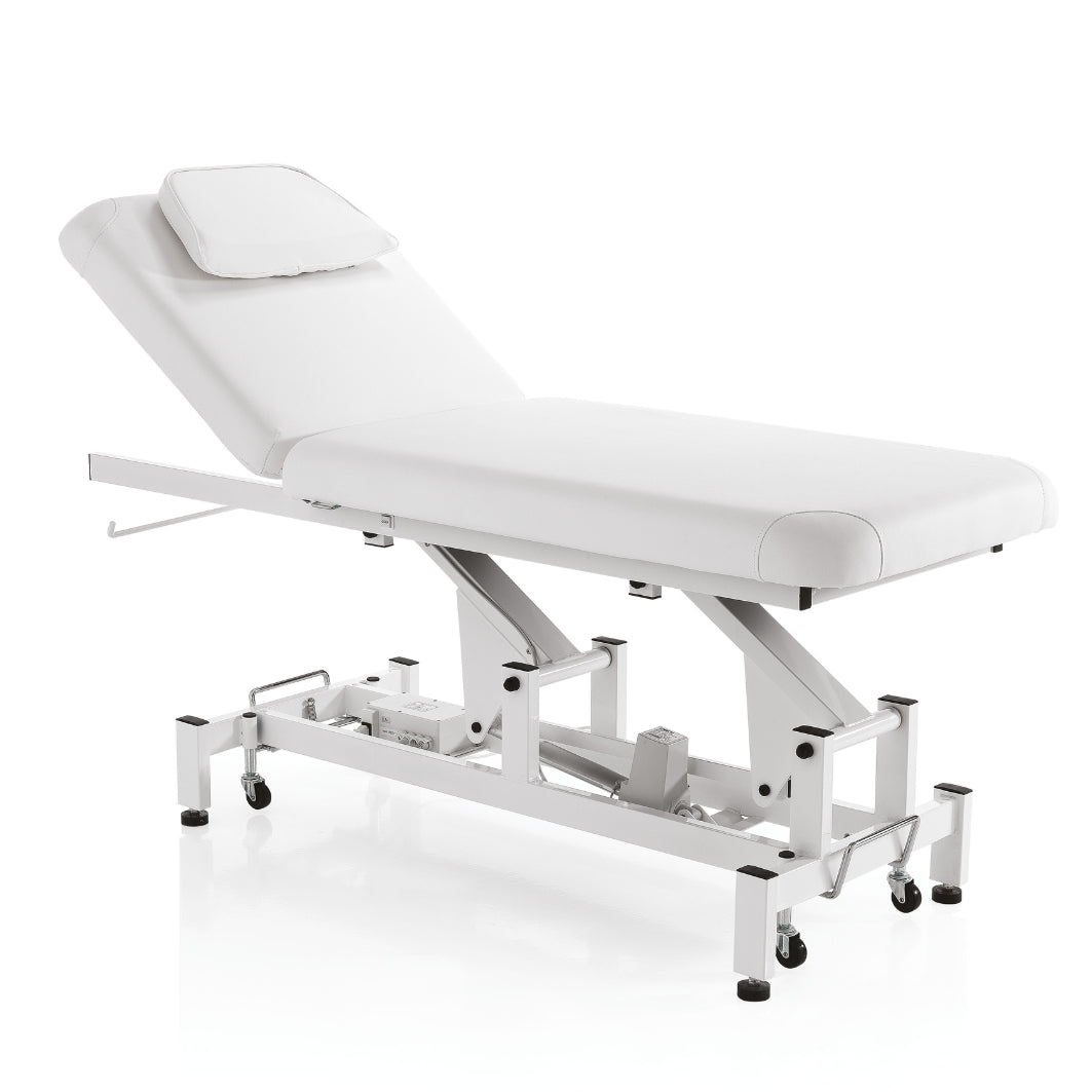 Lit Électrique 1 Moteur PHYSIO MASSAGE 1 – Structure Acier Blanc - Xanitalia - Elegance Beauty Suisse
