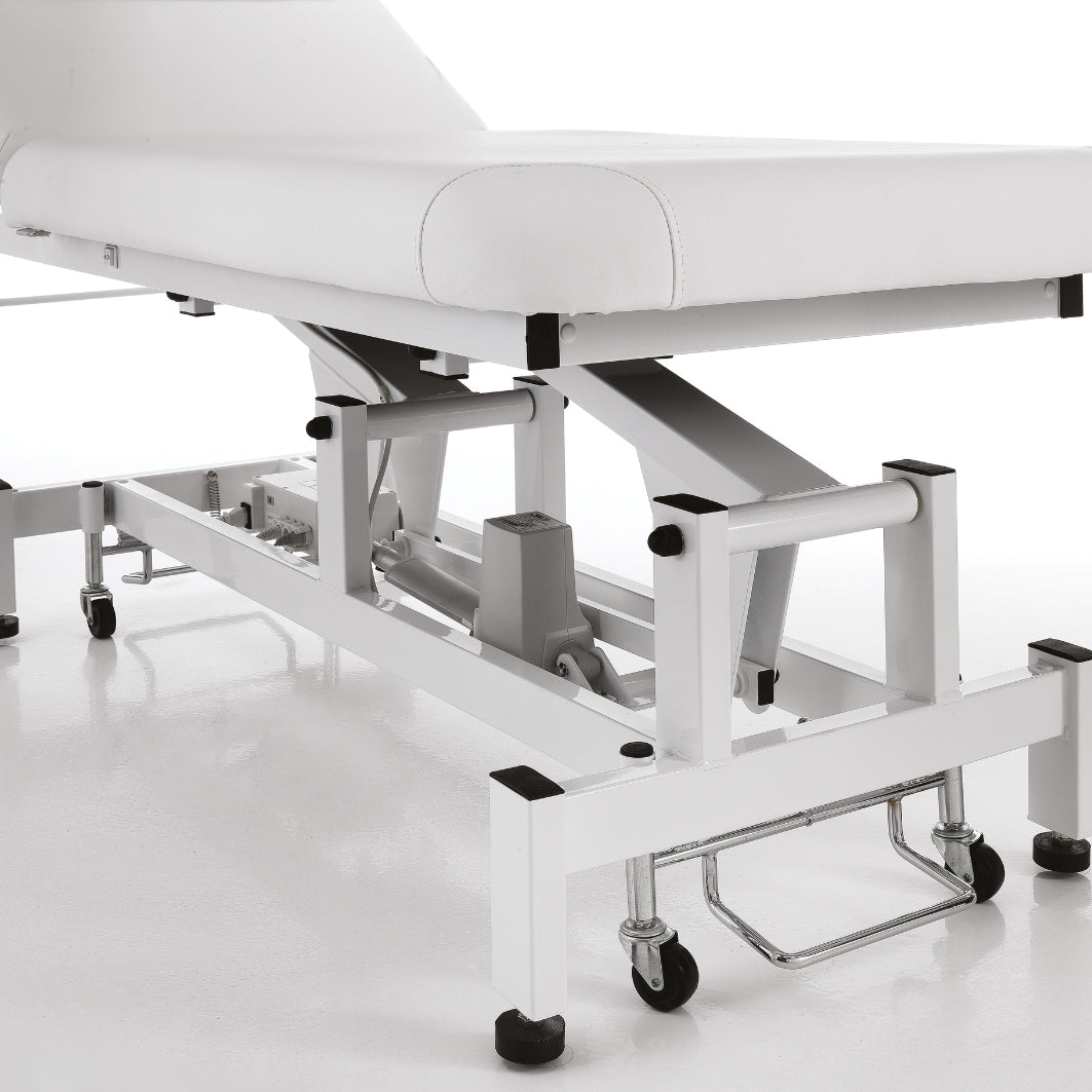 Lit Électrique 1 Moteur PHYSIO MASSAGE 1 – Structure Acier Blanc - Xanitalia - Elegance Beauty Suisse