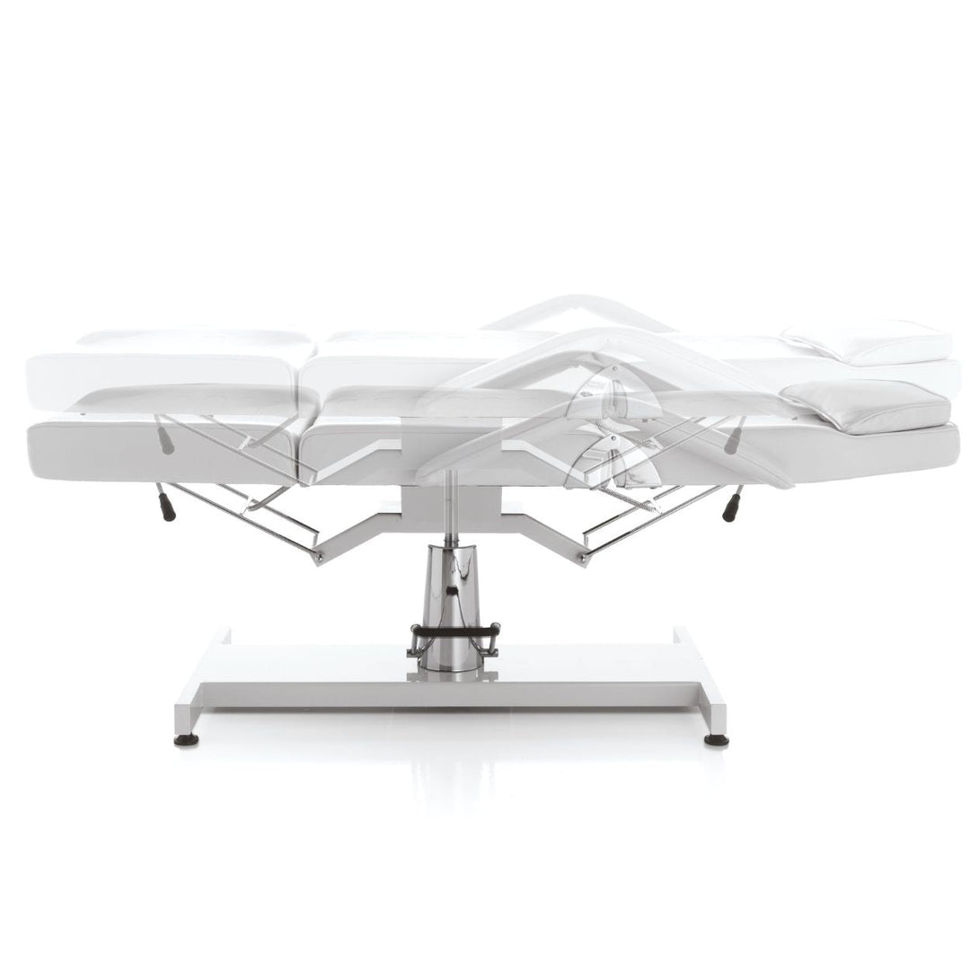 Lit Esthétique Hydraulique FLEXY ROUND 360° – Blanc - Xanitalia - Elegance Beauty Suisse