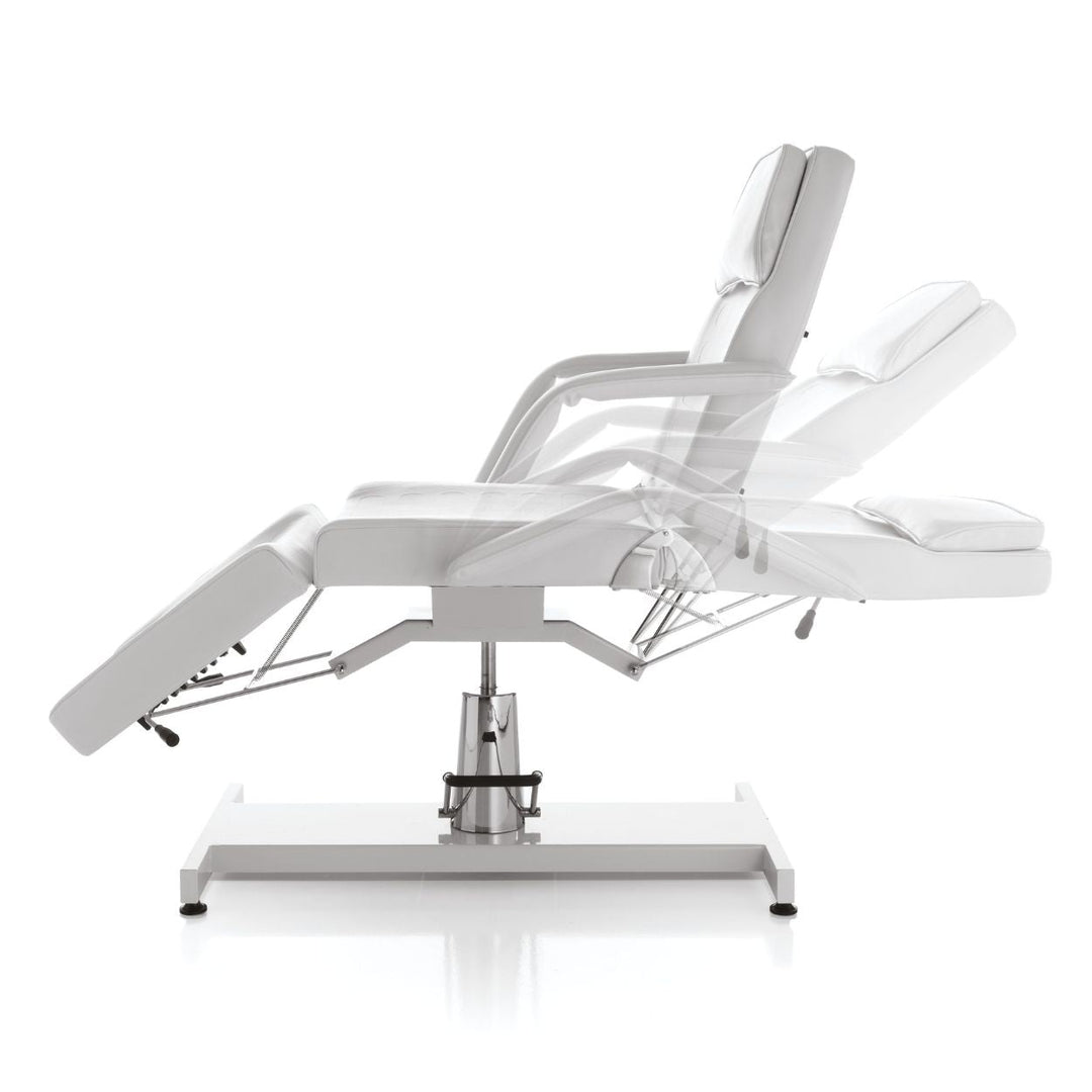 Lit Esthétique Hydraulique FLEXY ROUND 360° – Blanc - Xanitalia - Elegance Beauty Suisse