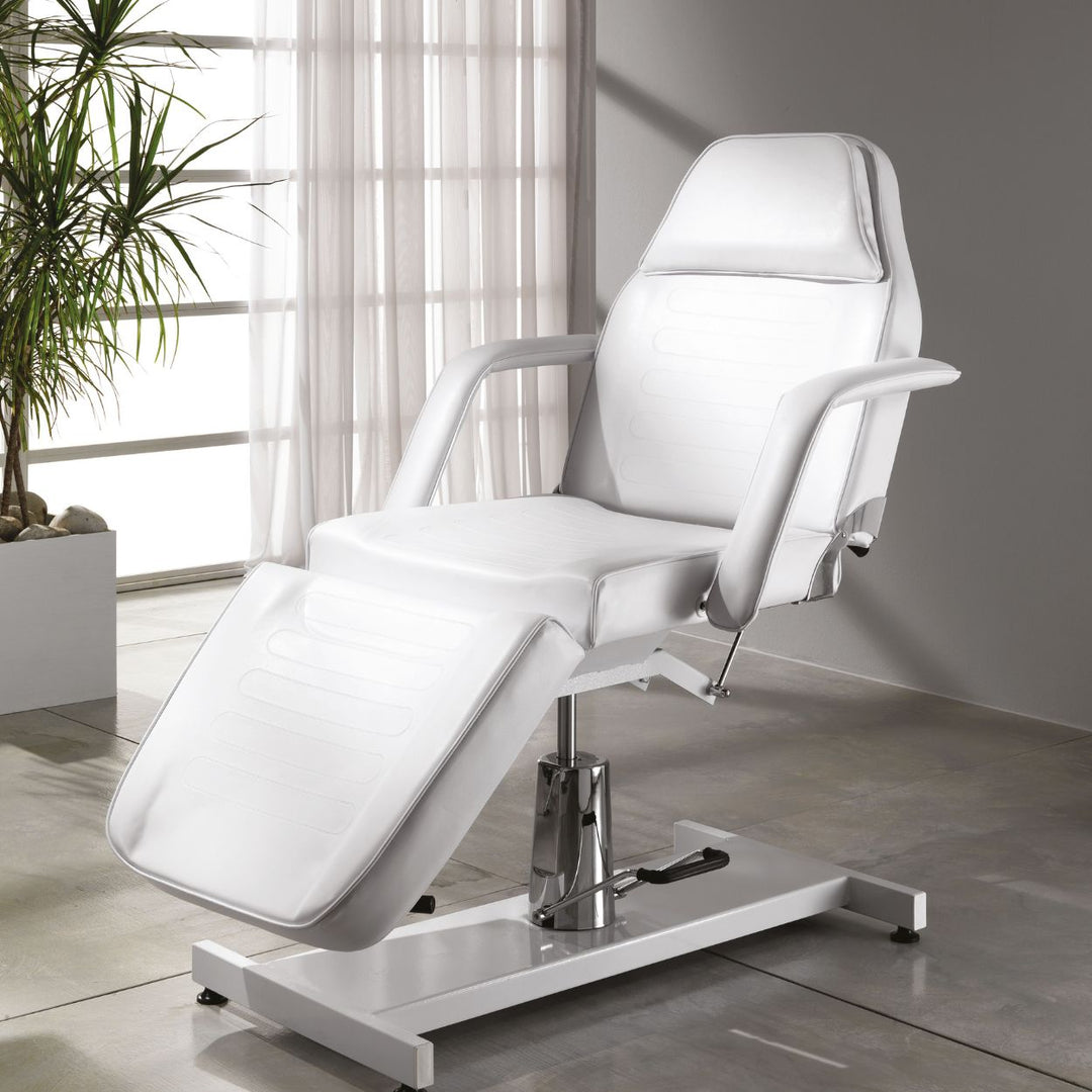 Lit Esthétique Hydraulique FLEXY ROUND 360° – Blanc - Xanitalia - Elegance Beauty Suisse