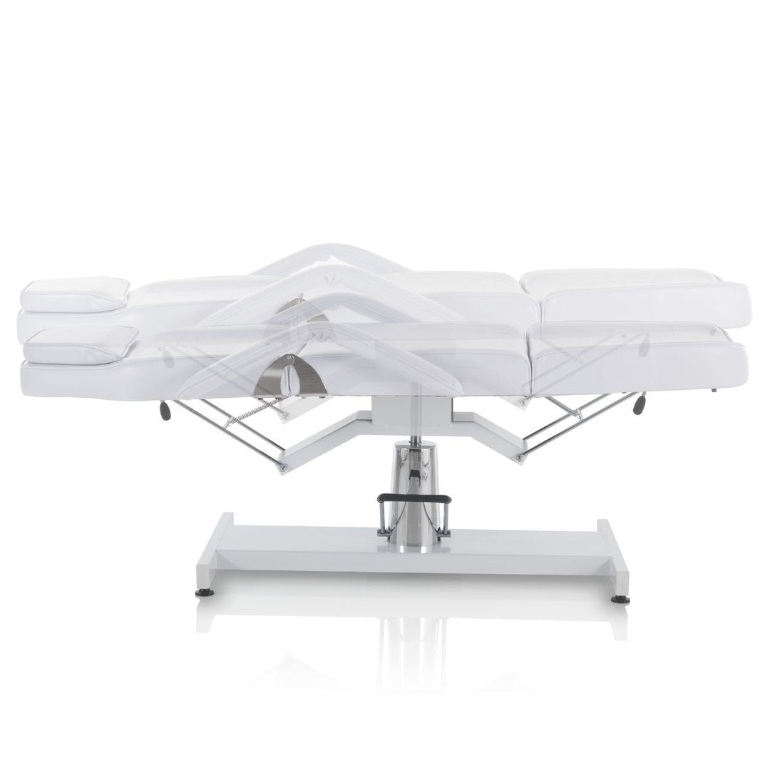 Lit Esthétique Hydraulique FLEXY ROUND 360° – Blanc - Xanitalia - Elegance Beauty Suisse