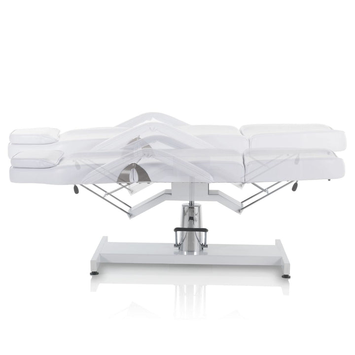Lit Esthétique Hydraulique FLEXY ROUND 360° – Blanc - Xanitalia - Elegance Beauty Suisse