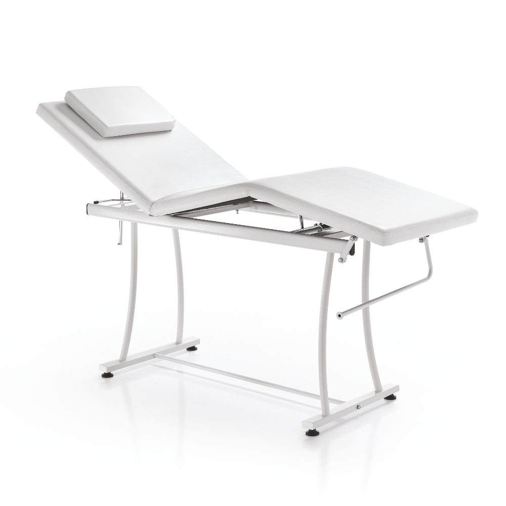Lit Esthétique PEGASO – 2 Articulations & Structure Acier Blanc - Xanitalia - Elegance Beauty Suisse