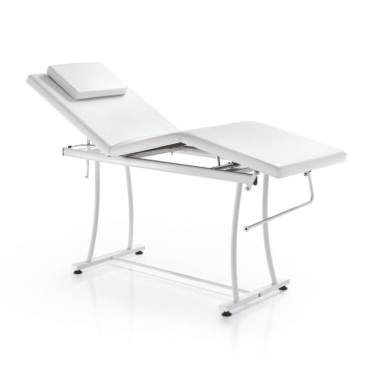 Lit Esthétique PEGASO – 2 Articulations & Structure Acier Blanc - Xanitalia - Elegance Beauty Suisse