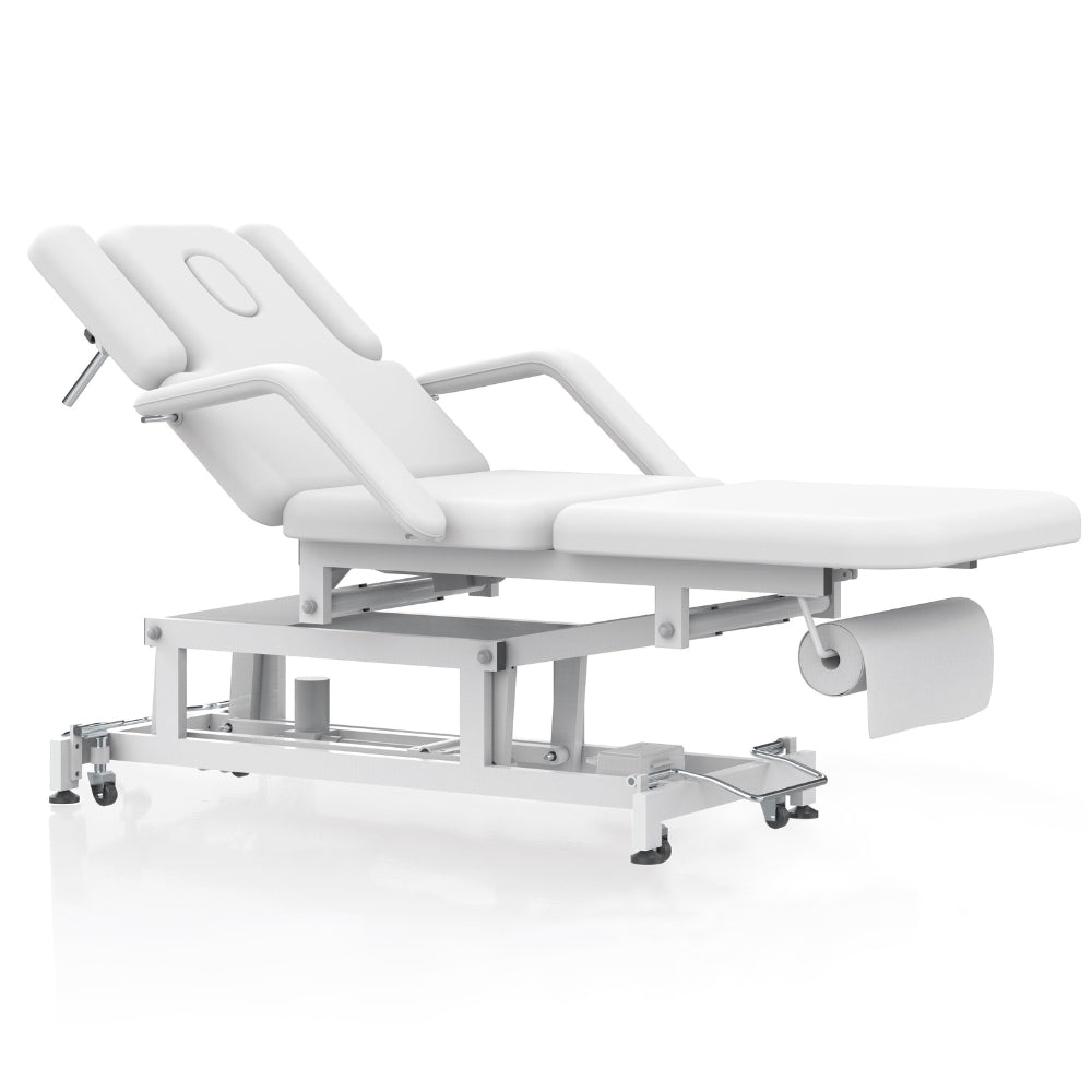 Lit Multifonction Électrique 3 Moteurs PHYSIO MASSAGE EXPERT – Structure Acier Blanc - Xanitalia - Elegance Beauty Suisse