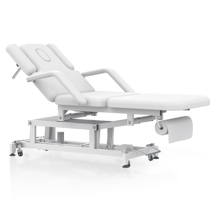 Lit Multifonction Électrique 3 Moteurs PHYSIO MASSAGE EXPERT – Structure Acier Blanc - Xanitalia - Elegance Beauty Suisse