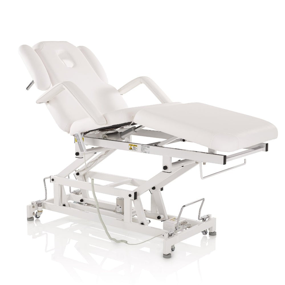 Lit Multifonction Électrique 3 Moteurs PHYSIO MASSAGE EXPERT – Structure Acier Blanc - Xanitalia - Elegance Beauty Suisse