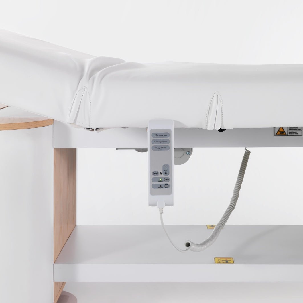 Lit Spa Électrique 3 Moteurs BALTIC WOOD – Chromothérapie & Finition Bois - Xanitalia - Elegance Beauty Suisse