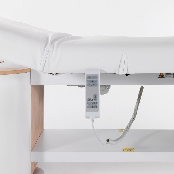 Lit Spa Électrique 3 Moteurs BALTIC WOOD – Chromothérapie & Finition Bois - Xanitalia - Elegance Beauty Suisse