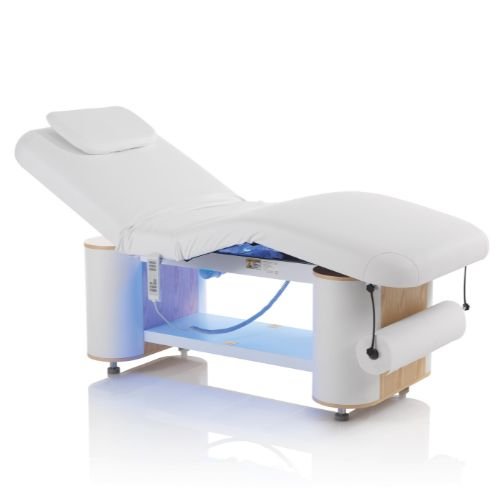 Lit Spa Électrique 3 Moteurs BALTIC WOOD – Chromothérapie & Finition Bois - Xanitalia - Elegance Beauty Suisse