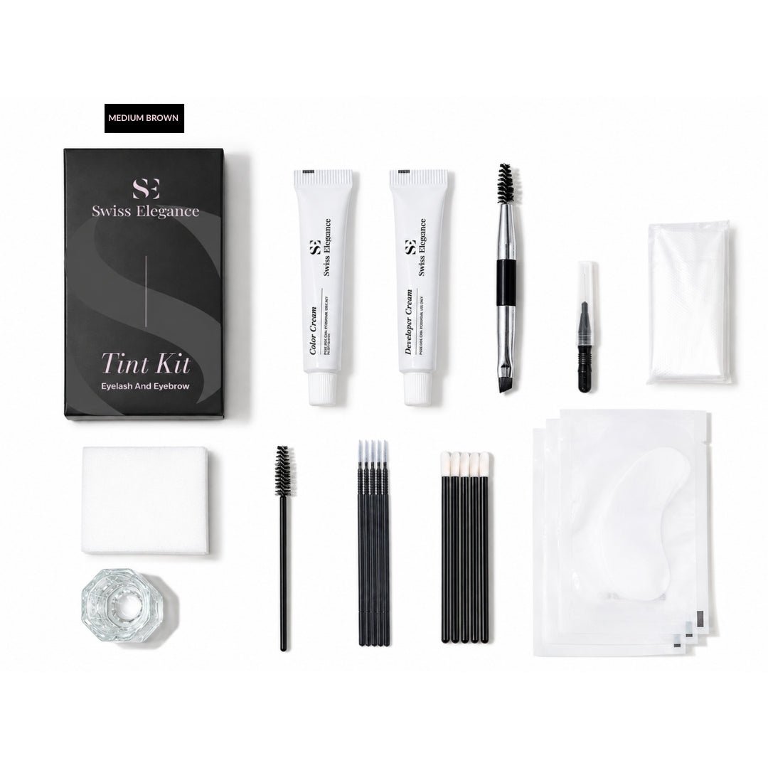 Medium Brown — Kit Teinture Cils & Sourcils | Swiss Elegance - Elegance Beauty Suisse