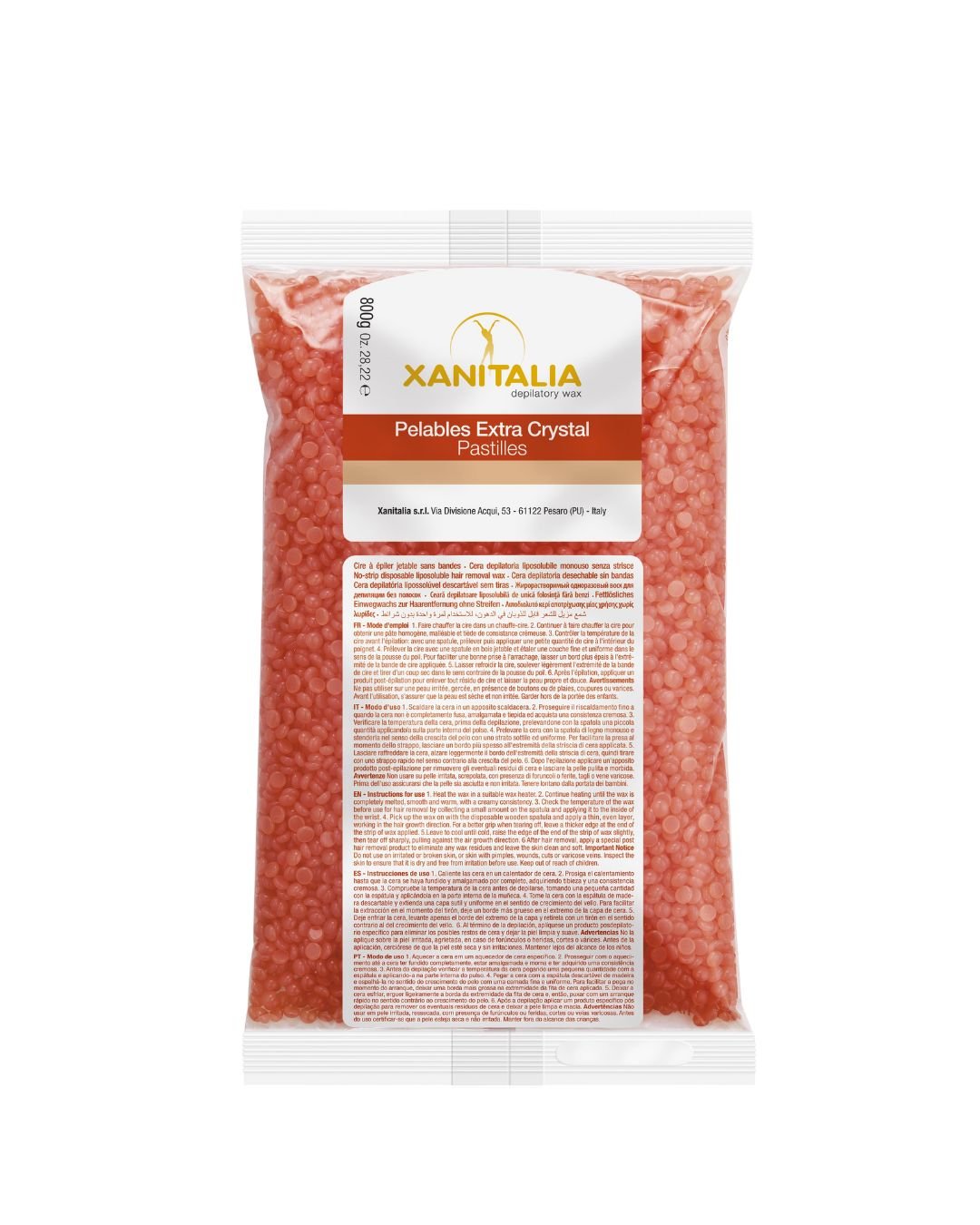 Perles de cire chaude - Cristal Orange - Elegance Beauty Suisse