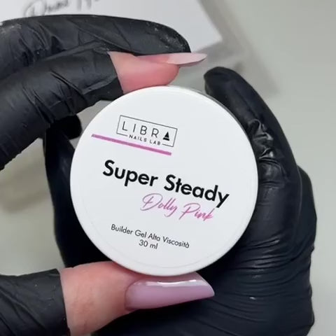 Super Steady - Dolly Pink - Gel costruttore ad alta viscosità - 30 ml senza HEMA/TPO