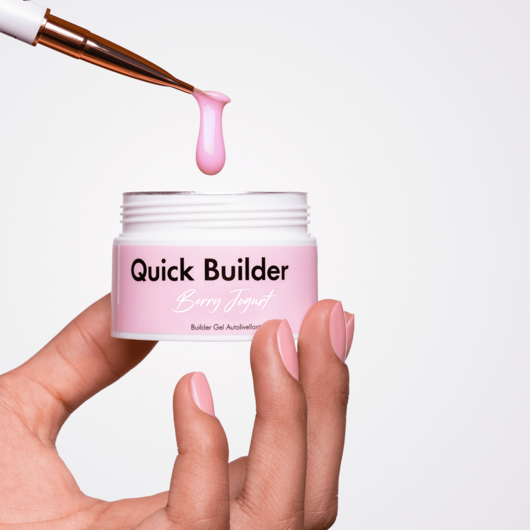 Quick Builder - Berry Yogurt - Self Levelling Builder Gel - 30ml HEMA/TPO free - Elegance Beauty Suisse