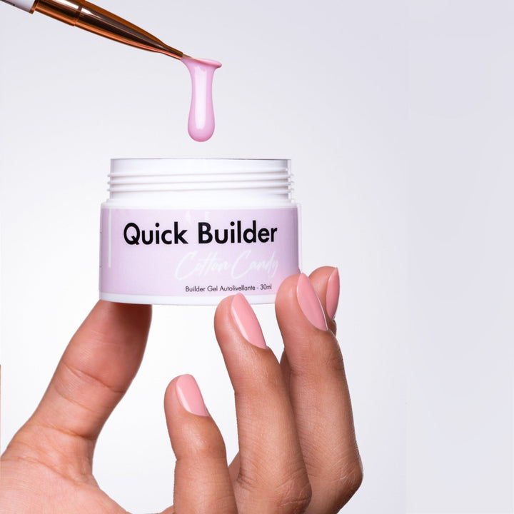 Quick Builder - Cotton Candy - Self Levelling Builder Gel - 30ml HEMA/TPO free - Elegance Beauty Suisse