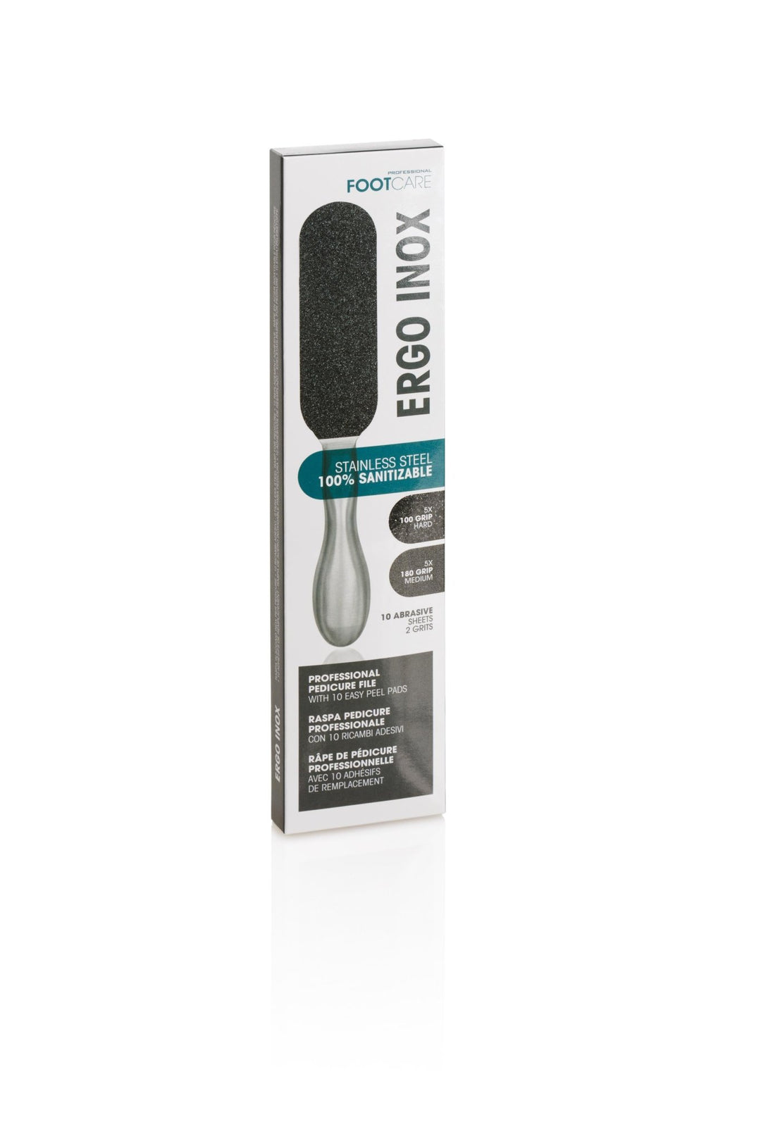 Râpe pour les pieds en acier inoxydable - Elegance Beauty Suisse