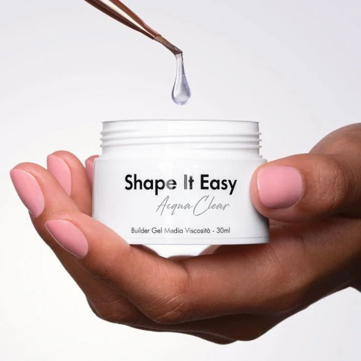Shape It Easy - Acqua Clear - Medium Viscosity Builder Gel - 30ml HEMA/TPO free - Elegance Beauty Suisse