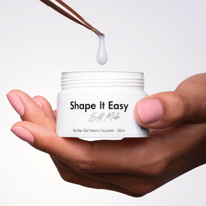 Shape It Easy - Soft Milk - Medium Viscosity Builder Gel - 30ml HEMA/TPO free - Elegance Beauty Suisse