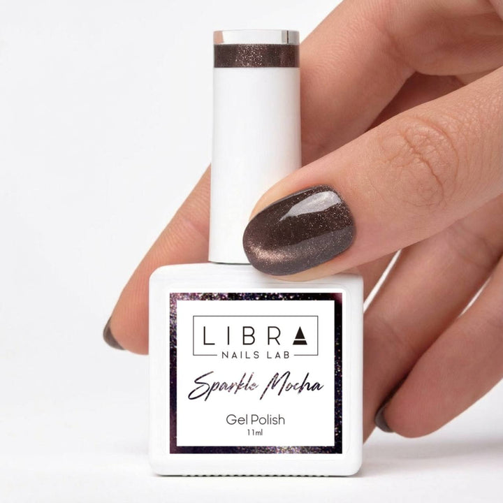 "Sparkle Mocha" - CAT EYE Gel Polish - Elegance Beauty Suisse
