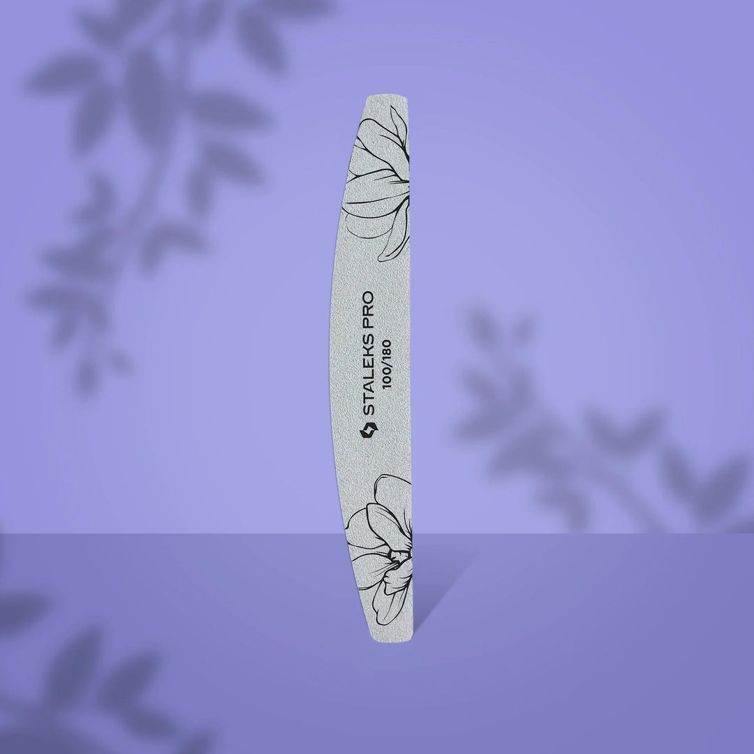 STALEKS - Crescent mineral nail files EXPERT 40 100/180 (25 PCS) - Elegance Beauty Suisse