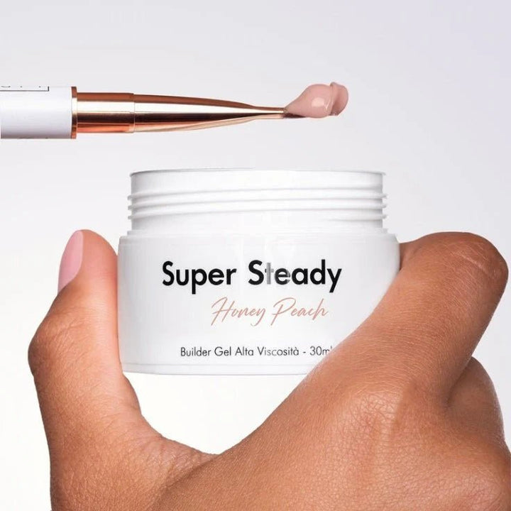 Super Steady - Honey Peach - High Viscosity Builder Gel - 30ml HEMA/TPO free - Elegance Beauty Suisse