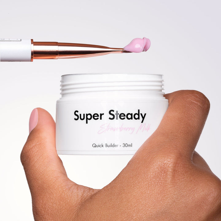 Super Steady - Strawberry Milk - High Viscosity Builder Gel - 30ml HEMA/TPO free - Elegance Beauty Suisse