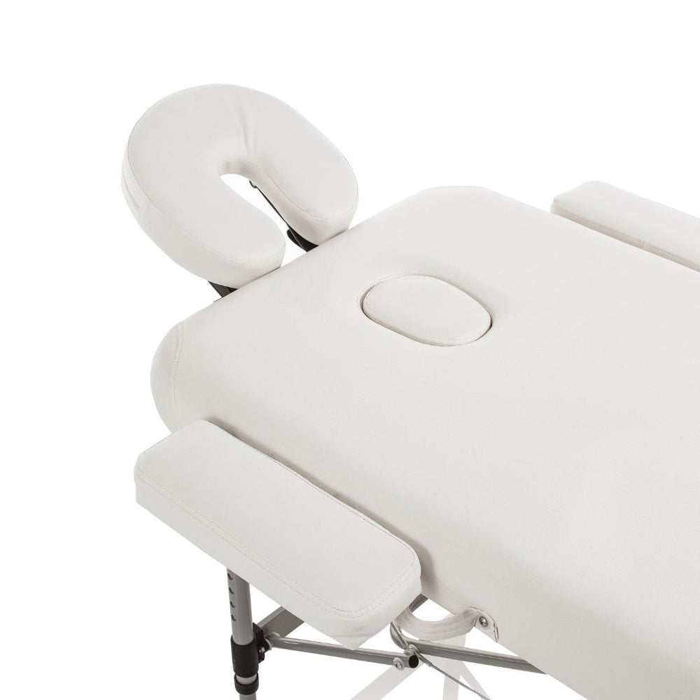 Table de Massage Pliante MASTER ALUMINIUM – Blanche avec Accessoires - Xanitalia - Elegance Beauty Suisse