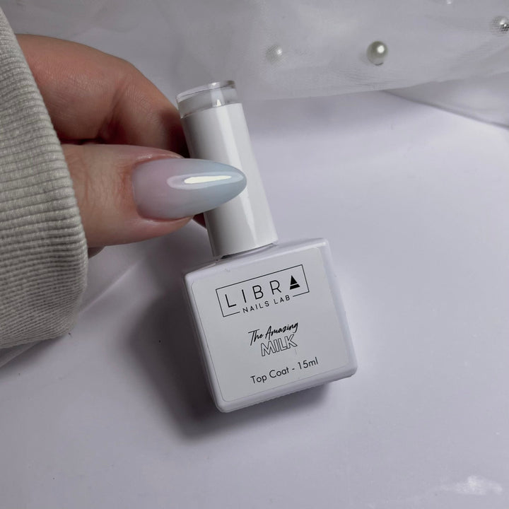 The Amazing Milk - HEMA FREE No Wipe Glossy Top Coat - Elegance Beauty Suisse