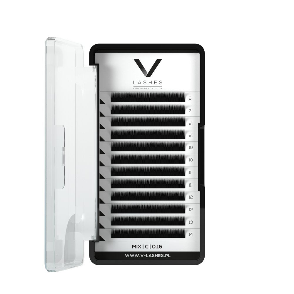V - Lashes PLATINUM C 0,10 MIX - Elegance Beauty Suisse