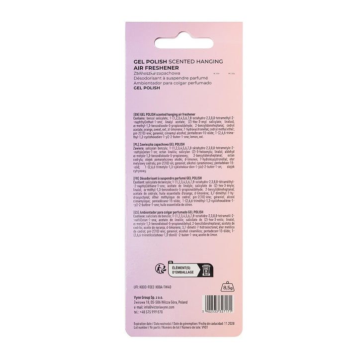 Victoria Vynn Gel Polish Scented Hanging Air Freshener Parfum Suspendu - Elegance Beauty Suisse