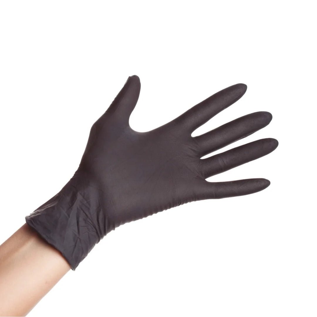 Xanitalia - Gants nitrile noirs - Taille S - Elegance Beauty Suisse