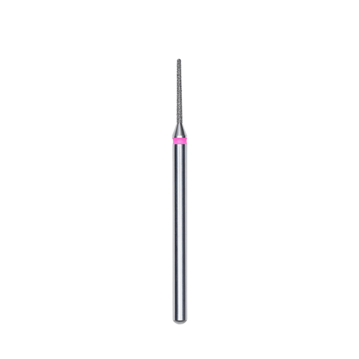 Diamond Nail Drill Bit, "Needle", Red, Head Diameter 1 Mm, Working Part 10 Mm - Elegance Beauty