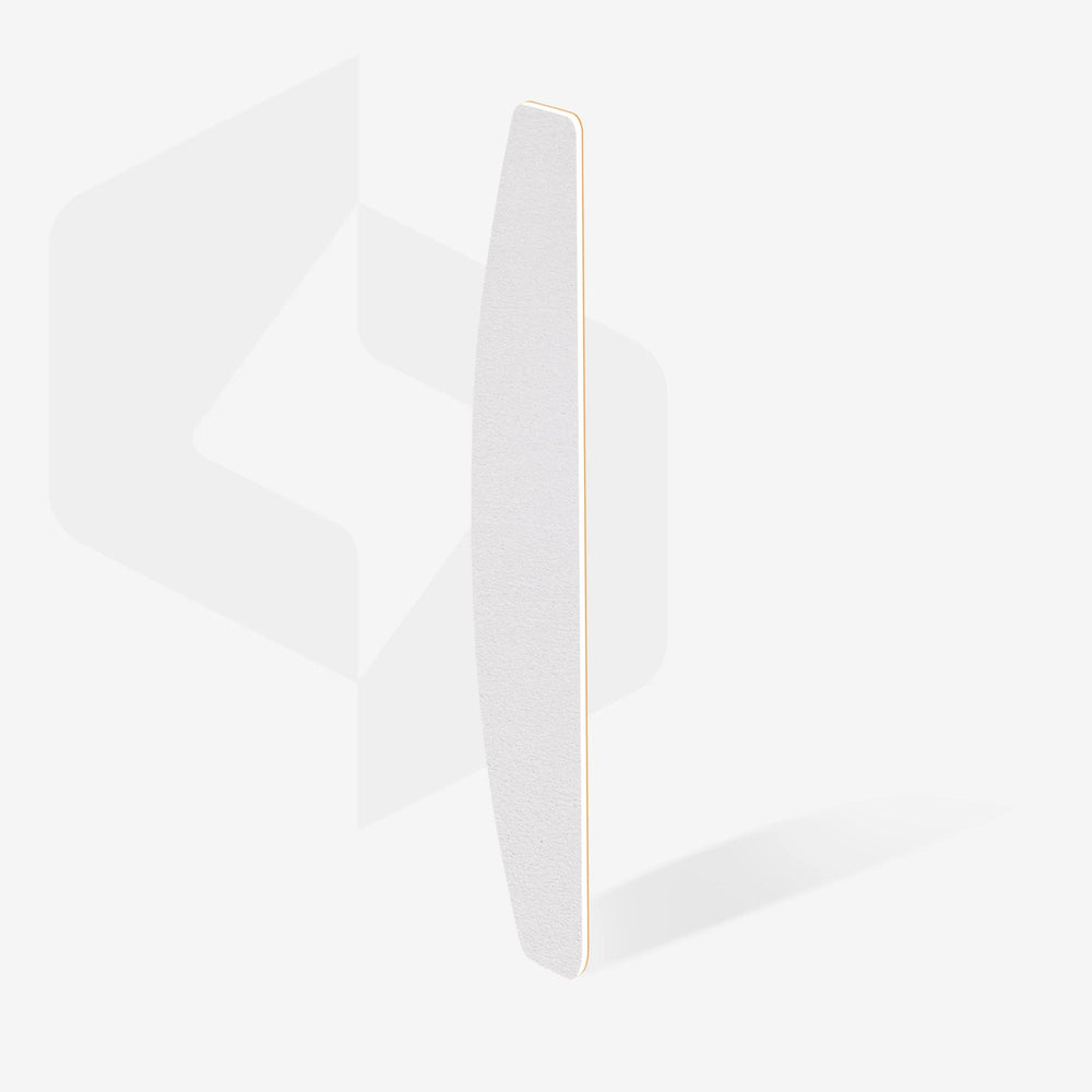 Disposable White Files For Crescent Nail File 180 Grit (Soft Base) - EXCLUSIVE 40 (30 Pcs) - Elegance Beauty