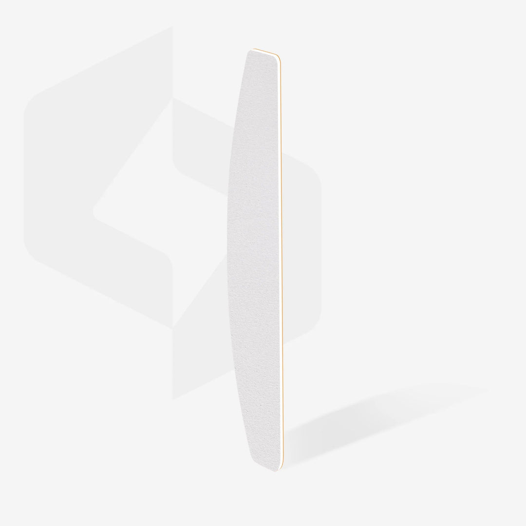 Disposable White Files For Crescent Nail File 180 Grit (Soft Base) - EXCLUSIVE 40 (30 Pcs) - Elegance Beauty