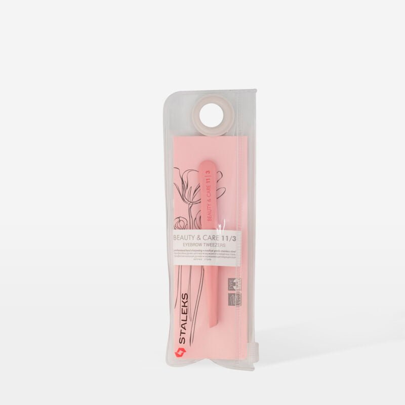 Eyebrow Tweezers BEAUTY & CARE 11 TYPE 3 (Wide Slant) - Elegance Beauty