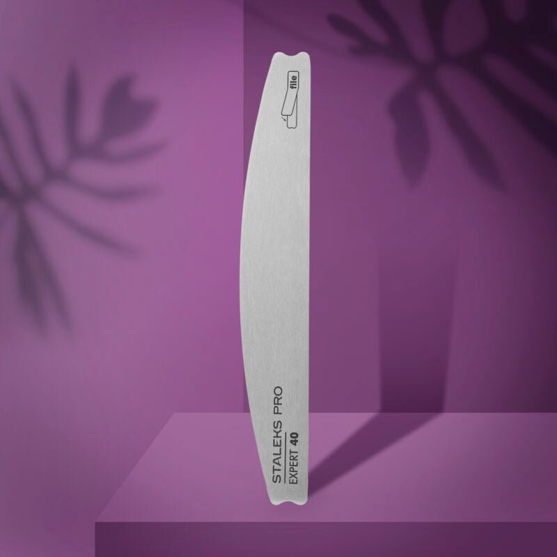 Nail File Metal Crescent (Base) EXPERT 40 - Elegance Beauty