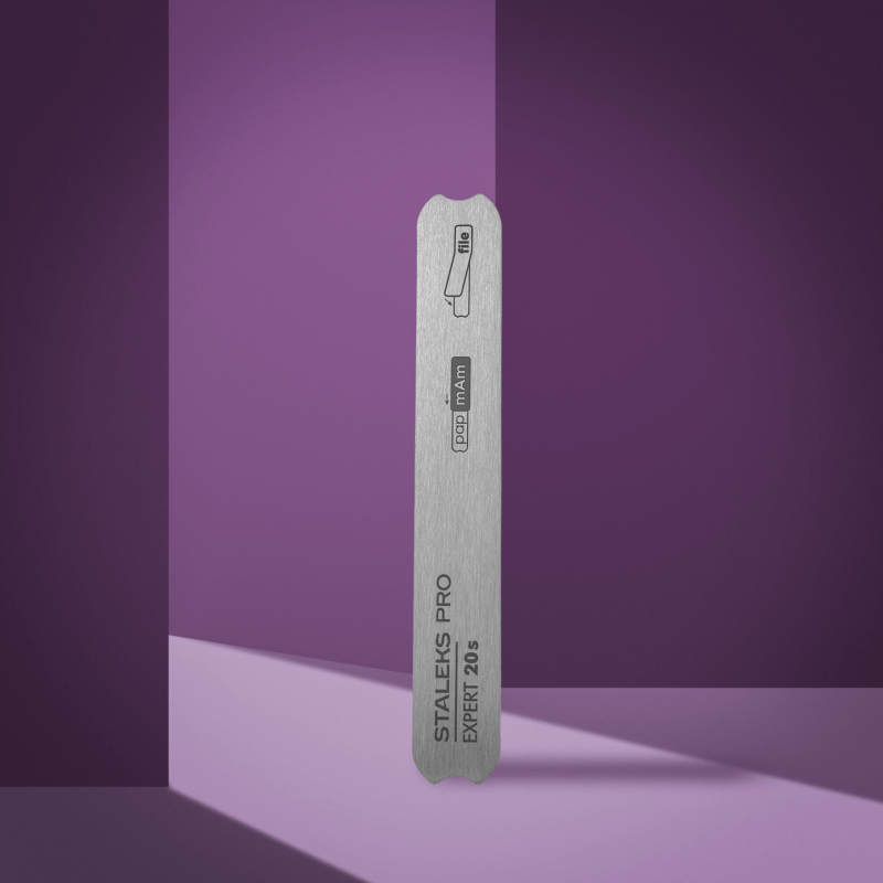 Nail File Metal Straight (Base) EXPERT 130Mm - Elegance Beauty