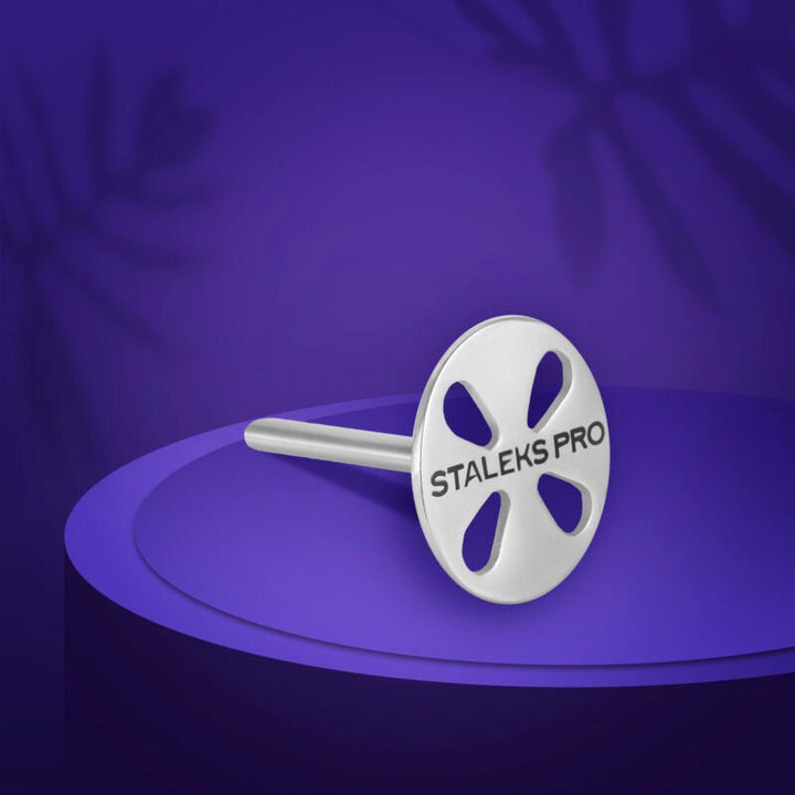 Pedicure disc Pododisc Staleks Pro L and set of disposable file 180 grit 5 pc (25 mm) - Elegance Beauty