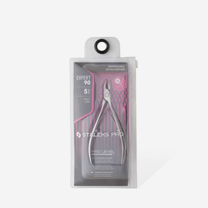 Professional cuticle nippers Staleks Pro Expert 90, 5 mm - Elegance Beauty