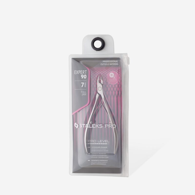 Professional cuticle nippers Staleks Pro Expert 90, 7 mm - Elegance Beauty