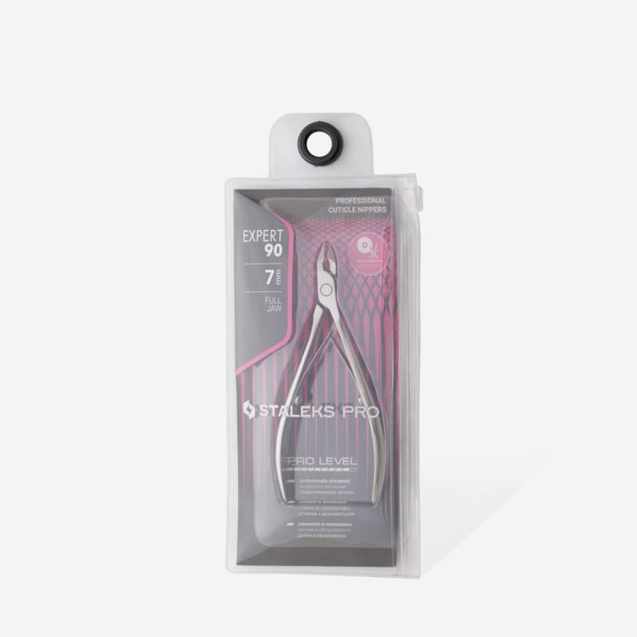Professional cuticle nippers Staleks Pro Expert 90, 7 mm - Elegance Beauty